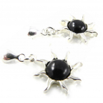 Les Tr&eacute;sors De Lily [H3456] - h&otilde;bek&otilde;rvar&otilde;ngad 'Jeet Black Goddess' p&auml;ike - 26x20 mm must