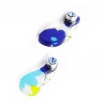 NOA [I4769] - Boucles Cr&eacute;ateur 'Liberty' bleu sinine