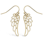 Les Tr&eacute;sors De Lily [N5323] - kullatud  Angel Wings  k&otilde;rvar&otilde;ngad - 30x9 mm kuld