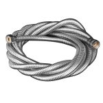 G1/2 du&scaron;ivoolik Roostevabast terasest torust Paindlik eriti pikk du&scaron;ivoolik 300cm