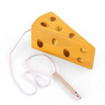 V&auml;rvilised puidust Montessori m&auml;nguasjad Juustulab&uuml;rindi m&auml;nguasjade paelad m&auml;ngud lastele beebile