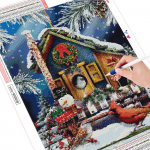 Uus teemanttikandid lind 5D DIY teemantmaali maja mosaiikm&uuml;&uuml;k Loomade j&otilde;ulukingitus koju Full Round (20X30CM)