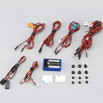 RC puldiga s&otilde;iduki tuli 1/10 simulatsioonmudeli s&otilde;iduki tuli 12LED vilkuv-v&auml;ljas s&otilde;iduki tulesett SCX10 horisontaalne jooksev tulesett 1set