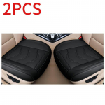 Universaalsed &uuml;liluksuslikud autoistmekatted t&auml;iskomplekt, must uuendatud automaatsed istmepadjad auto esiistmekatted ja tagaistmekatted 2pcs front cover must