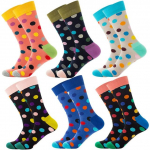 6 paari /Komplekt Sokid Mehed Naised &Otilde;limaal Disain Puuvillased Sokid Isikup&auml;ra Kunst Seinapilt Harajuku Rula Naine Naljakad sokid Naine One Size