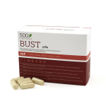 500COSMETICS BUST PILLS, kapslid rindade pinguldamiseks ja suurendamiseks Unique pruun/valge