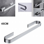 K&auml;ter&auml;tikuivati ​​r&auml;tikuhoidja Vannitoa r&auml;tikute nagi riidepuu Must h&otilde;bedane ruum Alumiiniumist seinale riputatav k&auml;ter&auml;tikuivati ​​hoiuriiul 45cm h&otilde;be