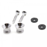 2 tk kitarri rihma lukutihvtid metallist must/h&otilde;bedane akustilise elektrikitarri ukulele bassi jaoks