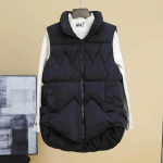 Naiste udupuuvillane vest, talveriietus, sobiv vest, Korea lahtine vest, trendikas XXXL