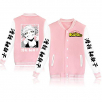 Anime My Hero Academia Himiko Toga Tr&uuml;kitud pusad Hip Hop Pusad Pikkade varrukatega Pullover Jope M