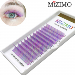 MIZIMO Rainbow &uuml;hele poogitud kunstripsmed, silmameik, dramaatilised ripsmed. Looduslik, Pikaajaline. 8-15mm0,07/0,1mm mix(8-13)mm--0.07mm--C