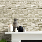 3D pruun kollane telliskivi Vintage peel and stick tapeet isekleepuv kontaktpaberist eemaldatav veekindel tapeet m&ouml;&ouml;bli renoveerimiseks 45CM*10M