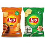 Lay's kartulikr&otilde;psud, Tai maitse, Tai maitse, Tai suupiste, 67 g. - 75 g (Pakis 2) Extra Barbecue - Nori