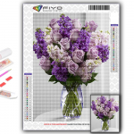 Populaarsed 5D isetehtud ristpistes lilled ja potitaimed, maalimine t&auml;ispuur-ristpistes k&auml;sit&ouml;&ouml;komplekti seinakleebis Kodukaunistus Full Round 20X30CM