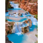 T&auml;is&uuml;mmargune puur 5D teemantmaaling juga loodus isetegemise maastik Teemanttikandid ristpistes maastik kodukaunistus Full Round 20x30CM