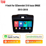 Loominguline Android-autopleier Chevrolet S10 Isuzu DMAX 2015-2018 autoraadio jaoks Android Carplay 2 DIN 9-tolline GPS-navigatsiooniga multimeediumipleier