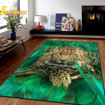 Tiigrivaip 3D-loomaprint Lion Leopard vaip Uksematt Elutuba Magamistuba Moodne kodukaunistus vaibafotograafia rekvisiidid 80x120cm