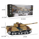 Rc tank interaktiivne s&otilde;jalise s&otilde;ja lahingu kaugjuhtimispuldiga m&auml;nguasi auto taktikaline mudel elektrooniline m&auml;nguasi poistele lastele