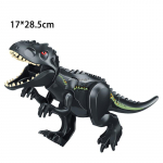 Mustad Tyrannosaurus Rex ehitusklotsid suured dinosauruse mudeli ehitusklotsid m&auml;nguasjade kokkupanemisel