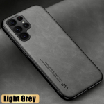 Magnetiga nahast kate Samsung Galaxy S22 S21 S20 FE Ultra S10 Plus A53 A52S A22S A72 A73 A33 A13 A22 A51 A50 silikoon&uuml;mbrisele S10 sinine