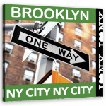 L&otilde;uenditr&uuml;kk Brooklyn New York City 30x30 mitmev&auml;rviline