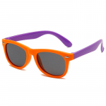 Laste silikoonist p&auml;ikeseprillid poistele ja t&uuml;drukutele kandiline raam Candy Color mood p&auml;ikeseprillid UV400 p&auml;ikeseprillid