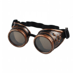 Moe saabumine Steampunk P&auml;ikeseprillid Vintage stiilis kaitseprillid Keevitus Punk Prillid Cosplay Br&auml;ndi Disainer Viie v&auml;rvi objektiiv