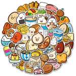 50 tk Uued kleebised Armsad kleebised S&uuml;learvuti mobiiltelefoni kleebised