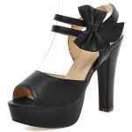 Solid Hook & Loop Spike Heel Party seksikas klubi liblikas&otilde;lmidega naiste &uuml;lik&otilde;rge kontsaga sandaalidega 43 black