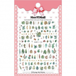 Isekleepuv k&uuml;&uuml;nekleebis V&auml;rviline lilleline roheline leht k&uuml;&uuml;nekleebis K&uuml;&uuml;nekunsti kaunistus