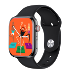 YurKem Smart Watch IOW Series 7 NFC GPS Spordij&auml;lgija Bluetooth K&otilde;ne Juhtmevaba laadimine Nutiriba pulsi j&auml;lgimine Meeste Naiste nutikell must