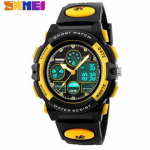 Skmei Fashion Casual Quartz Digital Spordikell Veekindlad Multifunktsionaalsed Laste Kellad Poistele T&uuml;drukutele &Otilde;pilastele K&auml;ekellad 1163