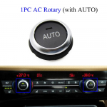 Auto armatuurlaua kliimaseadme AC nuppude kate K&uuml;ttekeerl&uuml;liti asendus BMW 5 6 7 seeriale X5 X6 F10 F18 F06 F12 F01 F02 AC Auto Rotary