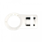 Roostevabast terasest esitulede l&uuml;liti auto stiiliga dekoratiivkleebis, mis sobib Chevrolet Malibu Cruze Trax jaoks Opel Mokka ASTRA jaoks 1 Hole Silver