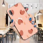 Kena ringikujuliste lilledega Strawberry Love Design telefoni&uuml;mbris P&otilde;rutuskindel korpus Samsung A01