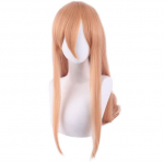 Anime 80 cm pikk parukas Cosplay mootorsaag meeste kost&uuml;&uuml;m kuumakindlad s&uuml;nteetilised juuksed naiste karnevalipeo parukad 77-80cm pruun