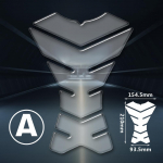 Universaalsed l&auml;bipaistvad mootorratta paagipadja kaitsekleebised Kawasaki Honda Yamaha Suzuki Aprilia Benelli mootorrattale B