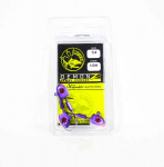 Tackle Tactics TT Demonz Jig Head 1/4oz 1/0H 3/pakk Purple Minnow (7525)