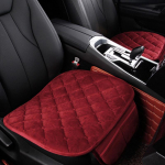 Autoistme kate Talvine soe pehme istmepadi libisemisvastane universaalne esiistme padi auto auto istmele 1 red pad black