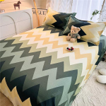 3 tk tr&uuml;kkimine puuvillane lapik voodipesu, voodilina voodikate Magamistuba &Uuml;histuba Mugavuslinad hingavad linad 120x210cm with Pillowcase