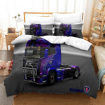 3D Truck Head voodipesu komplekt Deluxe prinditud udusulgedega tekikate padjap&uuml;&uuml;r 2/3 t&uuml;kki lastetoa kodutekstiil DE135 * 200 t&auml;issuuruses kodukaunistus Baby 100x135cm