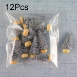 12 tk V&auml;ike Snow Frost m&auml;nnist lauaplaat Mini j&otilde;ulupuu Sisal Decor Kaunis kingitus 4.5cm