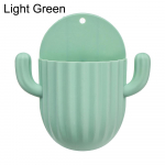 Hambaharja hoidik majapidamissein isekleepuv &otilde;mblusteta kaktusehoidik pardel Korraldaja &auml;ravooluriiul Vannitoa tarvikud roheline