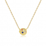 ANYDYWEN ebaregulaarsed m&uuml;ndid CZ Rainbow 925 h&otilde;beripatsiga pika ketiga kaelakee Choker Luxury 2023 peened ehted M