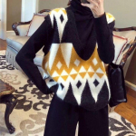 Kampsun vest 2023 s&uuml;gis/talv mitmek&uuml;lgne V-kaelusega pullover, varrukateta kampsun, hobuste jope teemant kootud sviiter naistele One Size punane