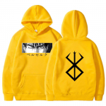 Hot Berserk Guts Hoodie Anime Manga Tr&uuml;kitud t&auml;navar&otilde;ivad Harajuku Unisex naiste mood s&uuml;gis/talvine dressipluus 2XL