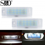 2tk Opel/Vauxhall Astra F-le 1992-1998 Calibra 1989-1997 Led numbrim&auml;rgi valgus Canbus auto parkimise tuled valged