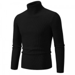 Meeste kilpkonna polo kaelusega h&uuml;ppaja tross, silmkoeline, soe vabaaja talvekampsun, pullover L