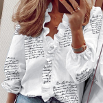 YYFS naistemood vabaaja suvekevade pikkade varrukatega pluusid ja s&auml;rgid XXXXXL