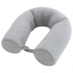 Hubane U-kujuline padja t&otilde;mblukk, m&auml;luvaht, kaasaskantav U-kujuline uinakupadi kontoritarbed 10cm tumesinine v&auml;rv